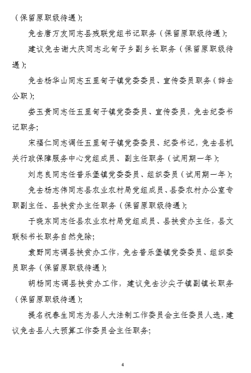 关于段海震等同志职务任免的通知_人事任免_桓仁满族